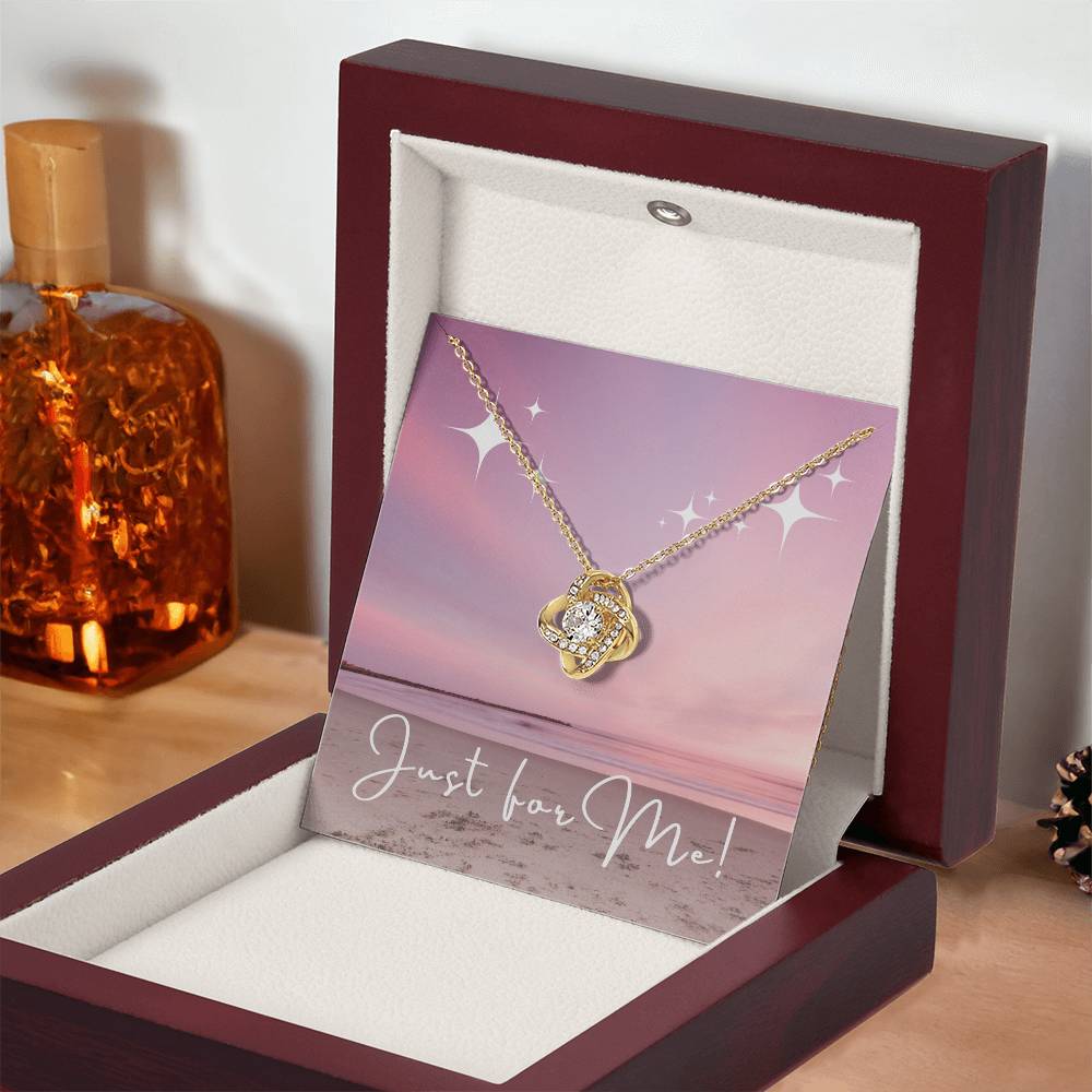 For ME: Love Knot Necklace