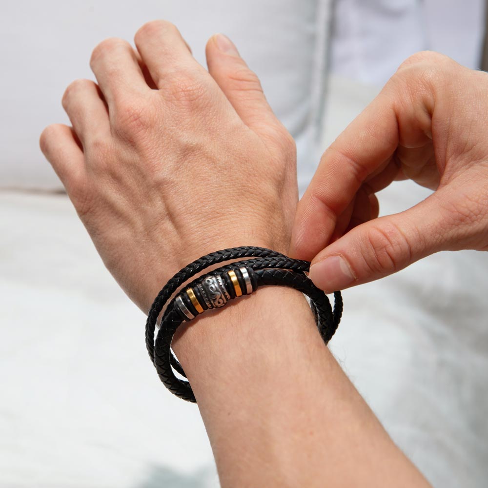 For HIM: Love You Forever Bracelet (son)