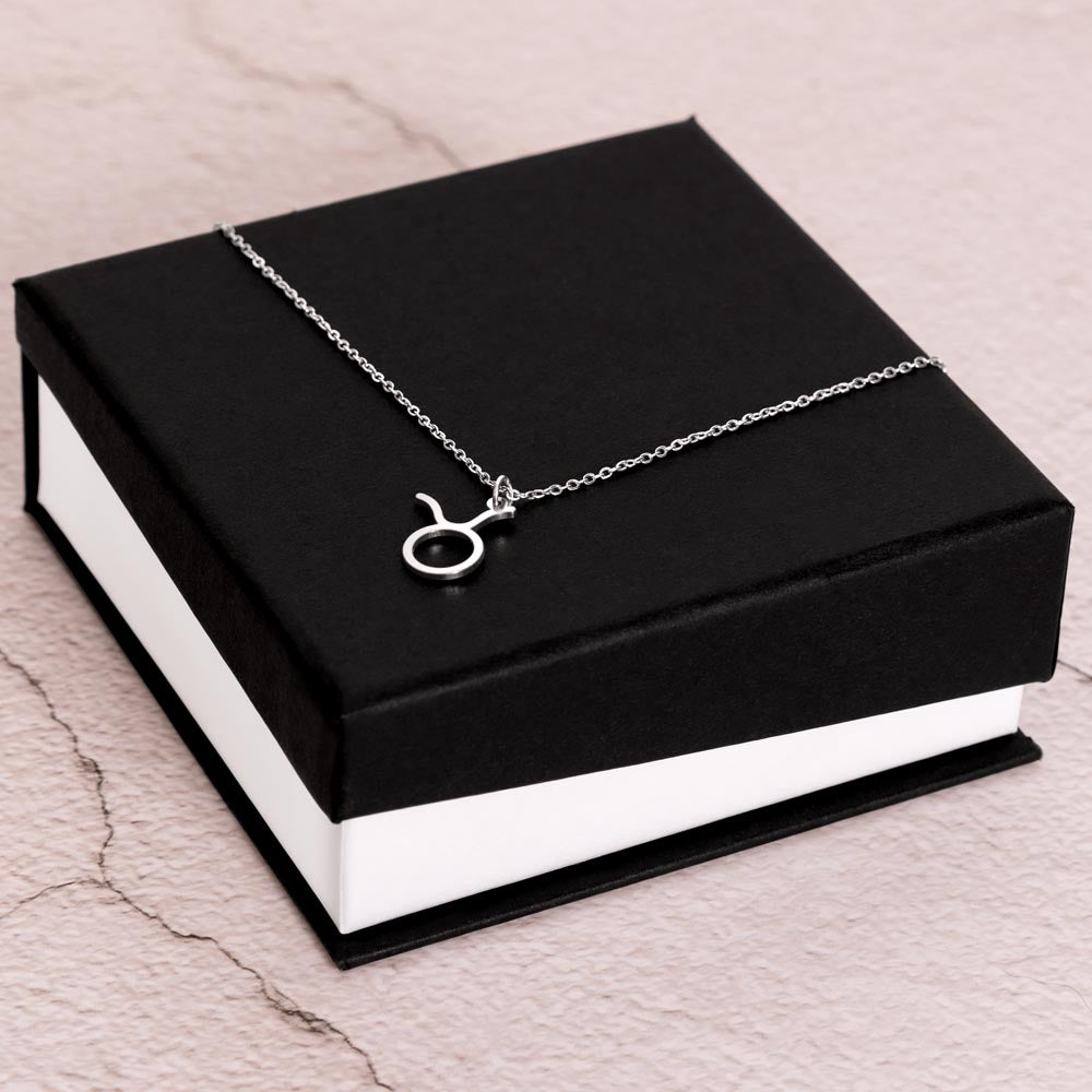 For The STYLEFLUENCER: Zodiac Symbol Necklace (Taurus)