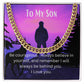 For HIM:  Cuban Link Chain  (son)