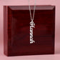 For HER:  CUSTOM Vertical Name Necklace - Option 1