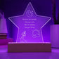 For FAMILY: Engraved Acrylic Star Plaque (Children)