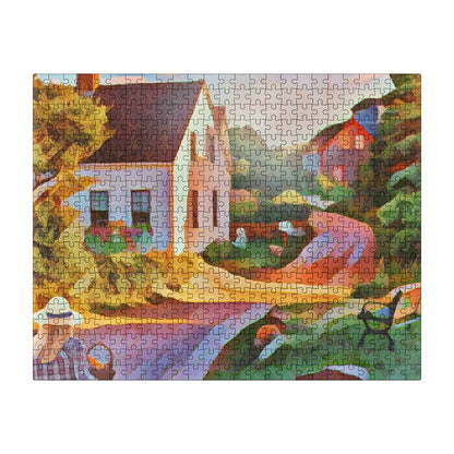 For FAMILY: 500pcs Puzzle "Country Dream"